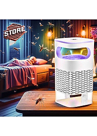 Đèn Bắt Muỗji Thông Minh 2in1 Loại Tốt – Quạt Động Cơ Từ Tính Siêu Êm, Diệt Muỗji Hiệu Quả , đèn trang trí