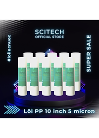Combo 10 lõi lọc nước số 1 PP 10 inch 5 micron dùng trong máy lọc nước Nano/UF/RO, bộ lọc thô - Hàng chính hãng