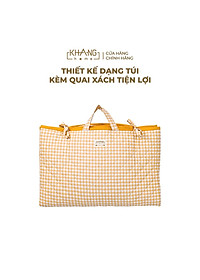 Túi Nệm Chần Bông Khang Home Cho Trẻ Đi Học Kèm Gối Nằm 70x120cm