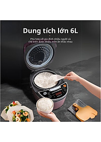 Nồi cơm điện đa năng SOKANY SK-07078 dung tích lớn 6L, bảo quản nhiệt thông minh, nấu cơm, hầm, hấp, tiện lợi mọi lúc mọi nơi - HÀNG CHÍNH HÃNG