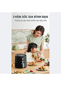 Nồi Chiên Không Dầu Mishio MK320 Dung Tích 2.2 - Hàng chính hãng