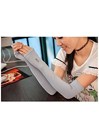 COMBO 10 Găng tay chống nắng xỏ ngón Hàng Quốc ( giao màu ngẫu nhiên)