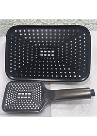 (Tặng ống nối cây sen) Sen cây phím đàn đồng mạ nano xám màn hình hiển thị nhiệt độ tự động kèm xịt vệ sinh