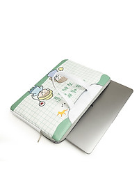 Túi xách da chống sốc laptop máy tính , túi công sở nữ cặp đựng laptop cute dễ thương