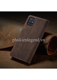 Bao da dạng ví dành cho Samsung Galaxy A51 hiệu caseme chống sốc chống va đập bụi bẩn, có ngăn đựng tiền, đựng thẻ tiện dụng - Hàng chính hãng