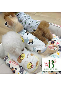 ÁO THUN NỈ PHOM RAGLAN MẶC ẤM CHO THÚ CƯNG CHÓ MÈO