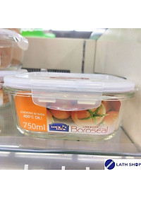 Hộp Bảo Quản Thủy Tinh Hình Vuông Lock&Lock LLG224 155x155x69mm 750Ml