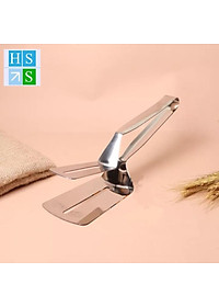 Dụng cụ kẹp và lật thịt , kẹp cá chiên, xẻng chiên trứng, kẹp thực phẩm nóng đa năng inox 304 cao cấp siêu bền