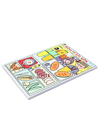 Tập Học Sinh Cô Tiên Xanh - Miền Nam - 4 Ô Ly - 96 Trang 100gsm - The Sun - Bánh Mì