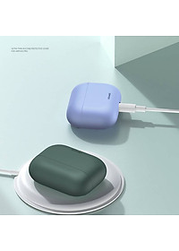 Bao case chống sốc silicon cho tai nghe Apple Airpods Pro hiệu Usams BH569 (siêu mỏng 2mm, chống vân tay, chống bám bẩn, chống va đập, vật liệu cao cấp) - hàng nhập khẩu
