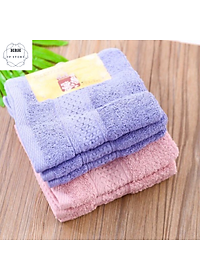 Bộ 3 khăn mặt xuất Nhật tặng kèm 1 khăn tắm mềm mịn ( giao mầu ngẫu nhiên )