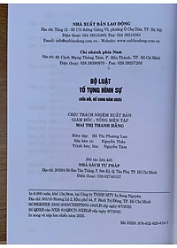 Bộ luật Tố tụng hình sự (Sửa đổi, bổ sung năm 2025)