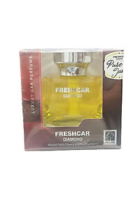 Nước hoa xe hơi Freshcar Diamond - chai 100ml hương thơm thảo mộc thiên nhiên