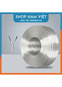 1 Mét Dây Điện Trong Suốt 2 Lõi Thi Công Đèn LED