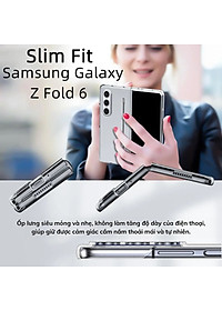 Ốp lưng trong suốt siêu mỏng chống ố vàng cho Samsung Galaxy Z Fold 7 / Z Fold 6 5G Likgus Penone bảo vệ 360 độ màn phụ và mặt lưng (Tặng bút cảm ứng) - Hàng nhập khẩu
