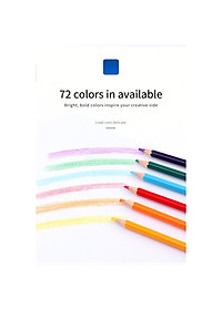 Bộ bút chì Hộp sắt 72 màu,Vẽ chuyên nghiệp -BAOKE/PW1672