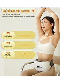 Máy Massage Bụng Cao Cấp Nikio NK-166DC - Công Nghệ Xoa Bóp Kết Hợp Hồng Ngoại Hiện Đại, Hỗ Trợ Cải Thiện Vòng 2 Cực Nhanh, Pin Sạc Tiện Lợi