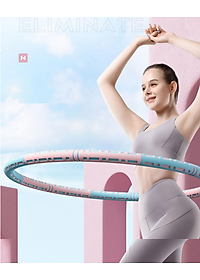 Vòng Lắc Eo Giảm Mỡ Bụng Ống Thép Bọc Mút Xốp - Tùy Chỉnh Độ Nặng - Chính Hãng miDoctor