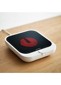 Bếp hồng ngoại mini Locknlock Mini infrared cooker EJI136IVY - Phù hợp tất cả loại nồi có đường kính 14cm - Mặt bếp bằng kính - Tự động tắt - 220V, 50Hz, 1300W - Hàng chính hãng