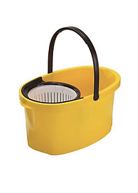 Bộ Lau Nhà 360 độ Omega Mop Plus công nghiệp (xô lớn + xe đẩy + xoay tay)