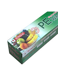 Màng bọc thực phẩm PE Ringo, An toàn, Dùng được trong tủ lạnh, lò vi sóng, có lưỡi cắt dạng trượt