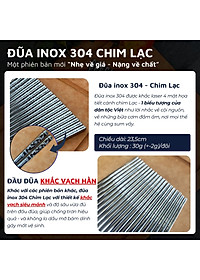 Set 05 đôi đũa inox 304 - 316 DandiHome 2020 chống trơn trượt, sang trọng, tinh tế