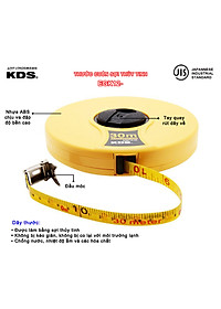 THƯỚC CUỘN SỢI THỦY TINH KDS EGK