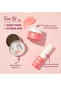 Bộ Chăm Sóc Môi Giảm Thâm Dưỡng Mềm Môi Hồng Căng Mịn An Toàn Vượt Trội Cỏ Mềm 200g