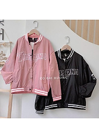 ÁO KHOÁC DÙ Bomber Nút (M1510 - TQRONA - Kèm Ảnh Thật)
