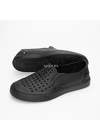 Giày nhựa lỗ nam nữ đi mưa đi biển Urban - Chất liệu Eva siêu nhẹ, chống nước, giá tốt - Đen