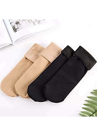 Bộ 10 đôi tất nữ lót lông sinh nhiệt siêu ấm ngày đại hàn Tặng 01 ĐÔI TẤT CÔNG CHÚA SIÊU XINH
