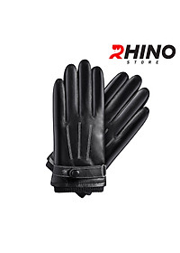 Găng tay da nam nữ chống nước cảm ứng điện thoại Rhino G903 Găng tay đi xe máy lót nỉ Siêu Ấm