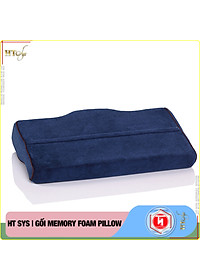 Gối cao su non Memory Foam Pillow công nghệ Nhật Bản -HT SYS- Giúp Ngủ Nhanh - Chống thoái hoá đốt sống cổ - [ Hàng Nhập Khẩu ]