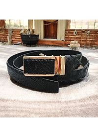 Thắt lưng da cá sấu có gù rất đẹp. DA CÁ SẤU THẬT 100%. Kích thước chuẩn 3.5x120cm phù hợp với cả quần tây và quần jean