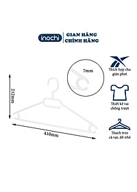   Móc Áo quần áo mỏng Hara 186 INOCHI giúp quần áo gọn gàng ngăn lắp với thiết kế chắc chắn MA186
