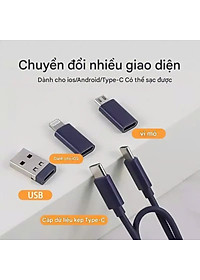 Cáp sạc nhanh đa năng - Hỗ trợ sạc nhanh lên đến 60W - Hàng Nhập Khẩu