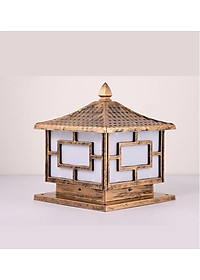 Đèn trụ cổng AKARED trang trí sân vườn độc đáo - kèm bóng Led chuyên dụng