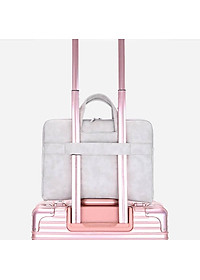 Cặp xách da, túi xách da đựng macbook, laptop, surface chống nước, chống sốc - Tặng kèm ví đựng sạc, chuột