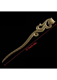 TRÂM CÀI TÓC HỒ LY VÀNG ĐỒNG CÓ HỘP NHUNG ĐỰNG