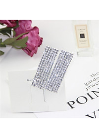 Kim Loại Sang Trọng Kim Cương - Kẹp Tóc Hình Học Đơn Giản Thiết Kế Mỏ Vịt - Kẹp Tóc Phong Cách Hàn Quốc