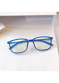 Kính mắt vuông nhựa siêu dẻo, siêu nhẹ cho Nam và Nữ (Xanh)