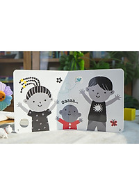 Sách - Kích Thích Thị Giác - Đen Trắng Và Màu Sắc Tương Phản Cho Bé 0 -3 Tuổi - Đinh Tị Books