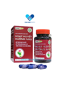 Viên Uống Bổ Não HOẠT HUYẾT DƯỠNG NÃO Domesco Hộp 60 Viên - Hỗ Trợ Tăng Cường Tuần Hoàn Máu Não, Cải Thiện Trí Nhớ, Ngăn Ngừa Hình Thành Cục Máu Đông, Giảm Đau Đầu, Hoa Mắt, Chóng Mặt