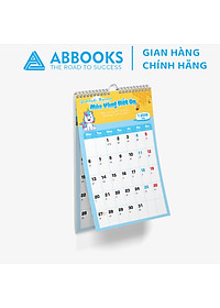 Lịch Treo Tường 2026 - Time Is A Gift - Thời Gian Là 1 Món Quà Chủ Đề Kỳ Lân - Kèm Sticker Trang Trí