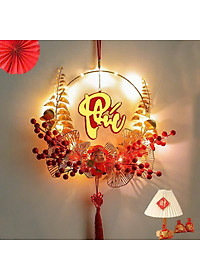 Vòng Treo Tết Trang Trí Cửa Nhà Chữ Phúc Lộc Thọ - Thần Tài - Liễn Đỏ Vàng May Mắn - HÀNG CHÍNH HÃNG MINIIN