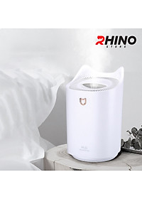 Máy phun sương tạo ẩm cỡ lớn Rhino H802 3000ml, 2 lõi phun, tích hợp đèn 7 màu, dung tích lớn cho không gian rộng - Hàng chính hãng