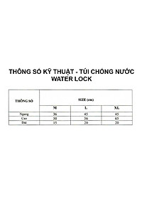 TÚI RÚT RANDO VẢI DÙ CAO CẤP, WATERLOCK CHỐNG NƯỚC , ĐỰNG BALO, TÚI XÁCH