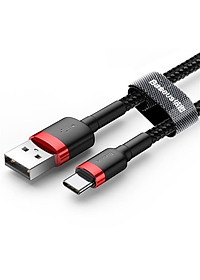 Cáp sạc nhanh, truyền dữ liệu tốc độ cao Baseus Cafule Type C -Hàng Chính Hãng