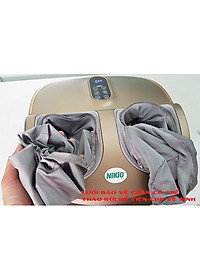 Máy Massage Chân Nén Ép Trị Liệu Suy Giãn Tĩnh Mạch Nikio NK-187 - Máy Mát Xa Dây Ấn Lòng Bàn Chân, Mu Bàn Chân, Ngón Chân, Bắp Chân - Công Nghệ Tiên Tiến: Con Lăn, Túi Khí Và Nhiệt Sưởi - Nhiều Chế Độ Matxa, Có Remote Điều Khiển