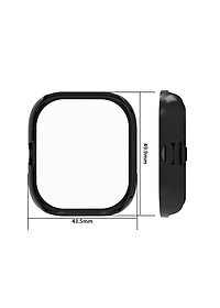 Ốp lưng mặt đồng hồ PC cứng có tích hợp kính cường lực bảo vệ đồng hồ thông minh Redmi Watch 4 - Hàng chính hãng